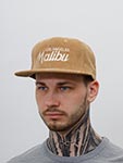 Бейсболка HOOD арт. 103-SWC001-CA008-MC Malibu Cord II (светло-коричневый / белый)